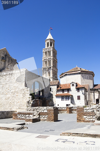 Image of Cathedral of Saint Domnius and Diocletian Palace in Split Croati