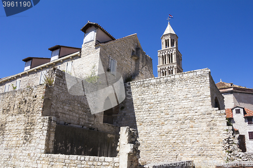 Image of Cathedral of Saint Domnius and Diocletian Palace in Split Croati