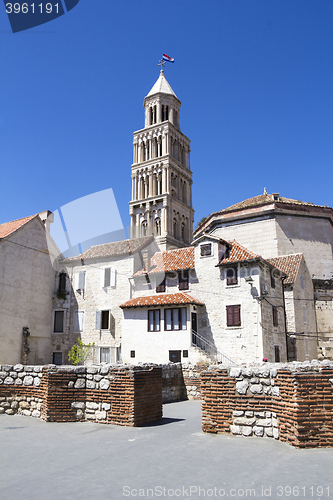 Image of Cathedral of Saint Domnius and Diocletian Palace in Split Croati