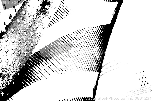 Image of black and white texture pattern vector illustration