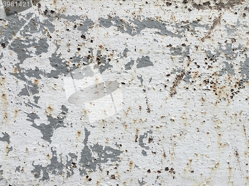 Image of Worn metallic surface