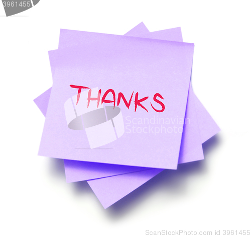 Image of Thanks