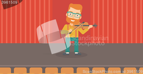 Image of Man playing violin.