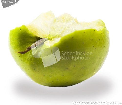 Image of half of apple