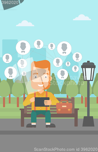 Image of Social media network.