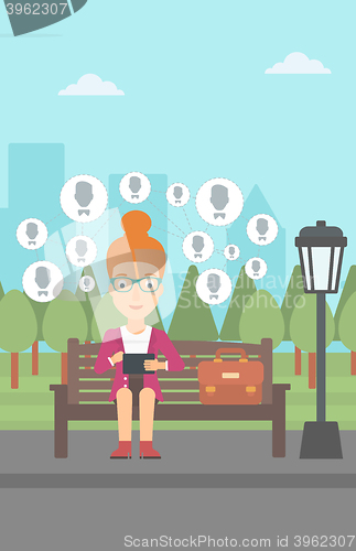Image of Social media network.