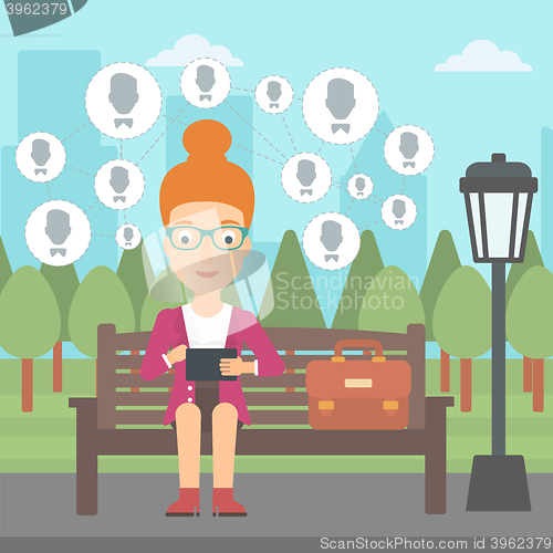 Image of Social media network.
