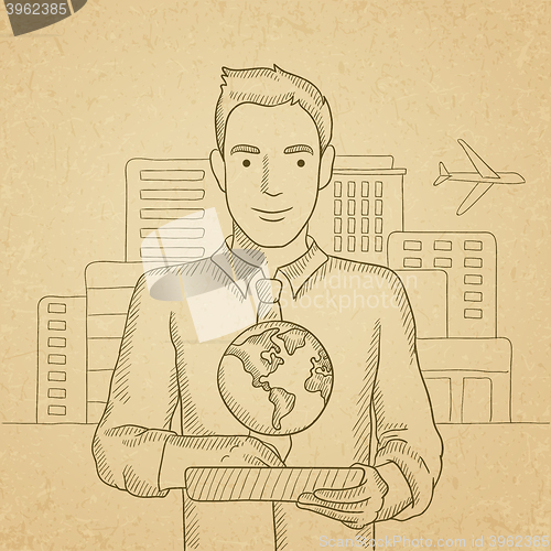 Image of International technology communication.