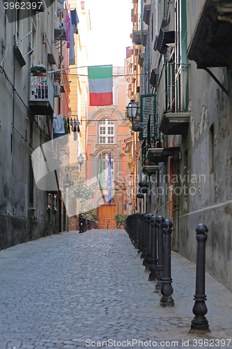 Image of Narrow Street in Naples