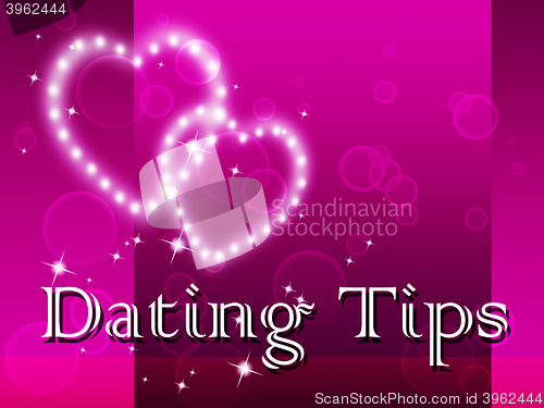 Image of Dating Tips Represents Partner Romance And Sweethearts