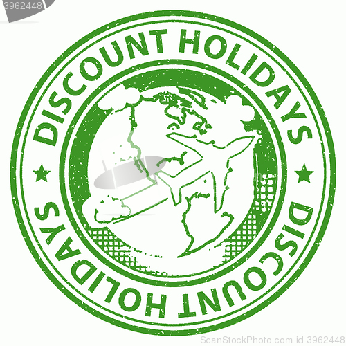 Image of Discount Holidays Represents Bargains Discounted And Vacational