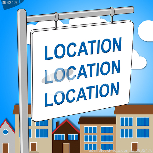 Image of House Location Means Property Residence And Housing