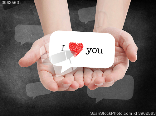 Image of I love you