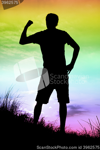 Image of Rainbow man