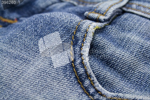 Image of jeans close-up