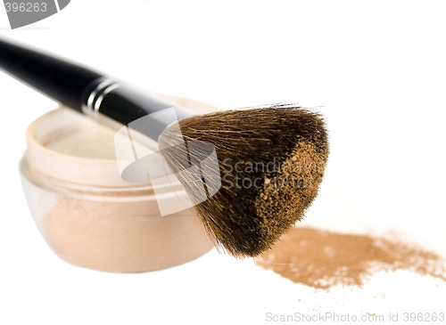 Image of powder and brush