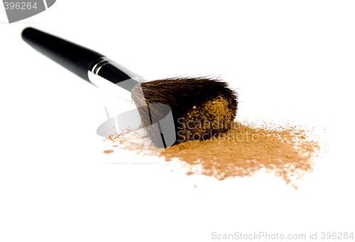 Image of brush and powder