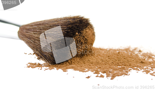 Image of brush and powder