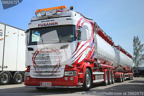 Image of New Scania Tank Truck of SFK Kuljetus