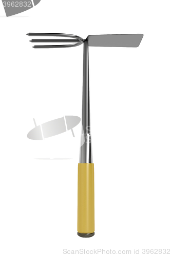 Image of Gardening hoe on white