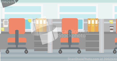 Image of Background of office workplace.