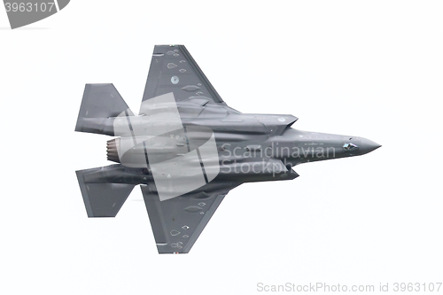 Image of LEEUWARDEN, THE NETHERLANDS - JUNE 10, 2016: F-35 Lightning II f