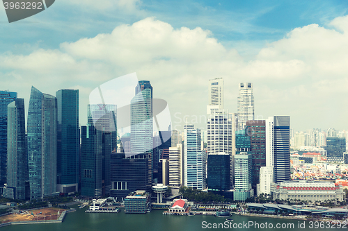 Image of beautiful view to bangkok city seafront