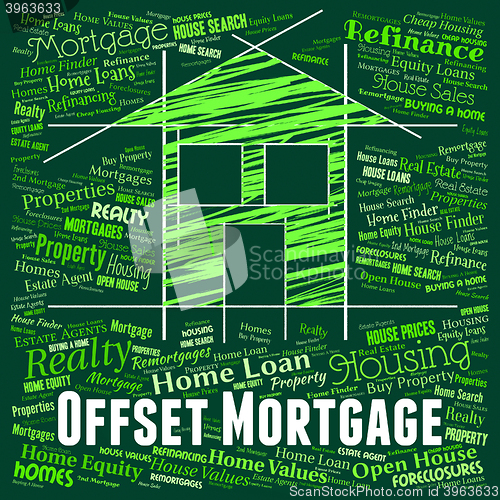 Image of Offset Mortgage Indicates Home Loan And Borrowing