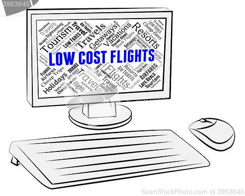 Image of Low Cost Flights Indicates Airplane Aircraft And Fly