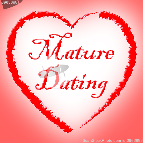 Image of Mature Dating Shows Love Retired And Senior