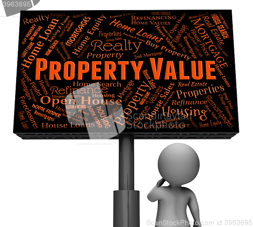 Image of Property Value Indicates Current Prices And Charge