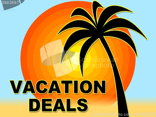 Image of Vacation Deals Shows Getaway Discount And Sale