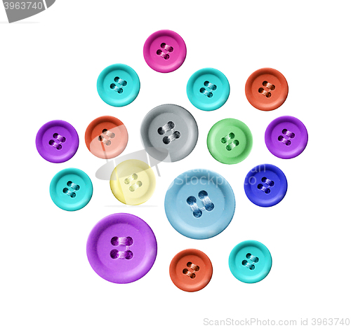 Image of Colourful buttons