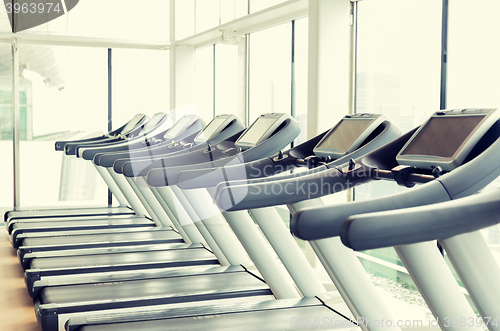 Image of treadmills in gym