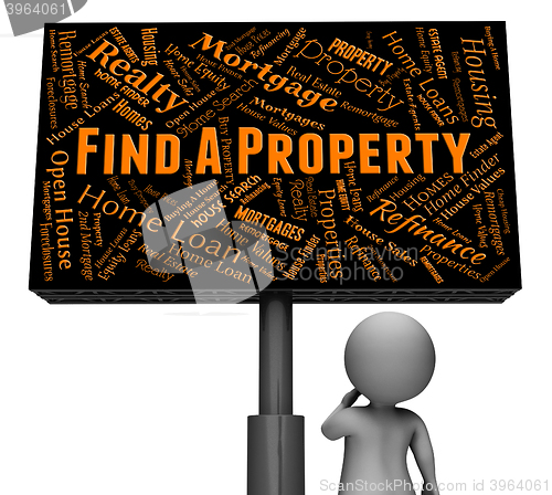 Image of Find Property Represents Real Estate And Board