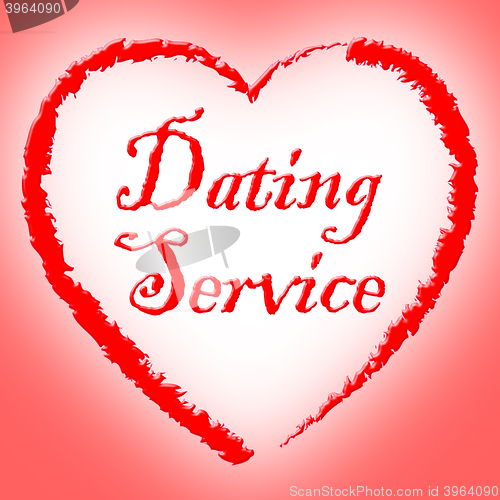 Image of Dating Service Shows Web Site And Assist