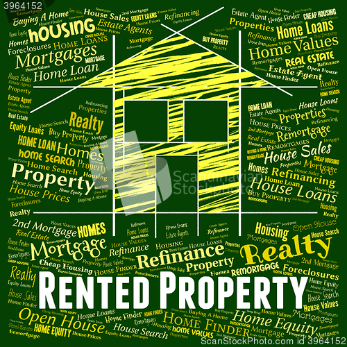 Image of Rented Property Represents Apartments House And Rental