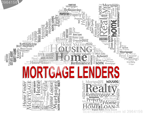 Image of Mortgage Lenders Indicates Home Loan And Banking