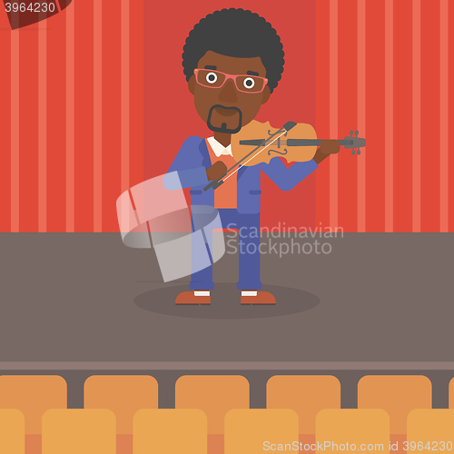 Image of Man playing violin.