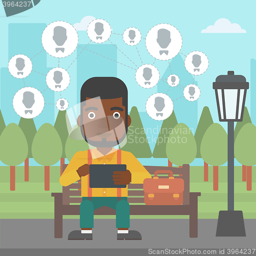Image of Social media network.