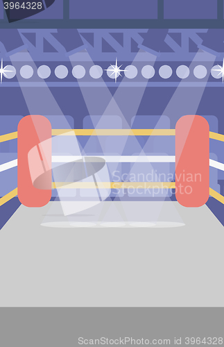 Image of Background of boxing ring.