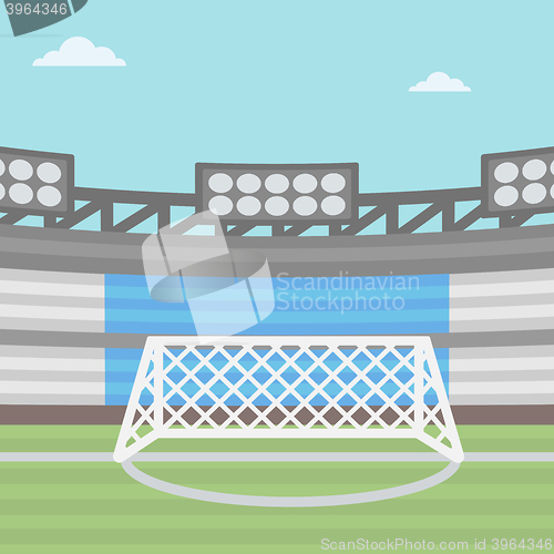 Image of Background of football stadium.