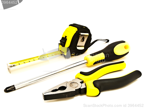 Image of Pliers, Screwdriver And Meter