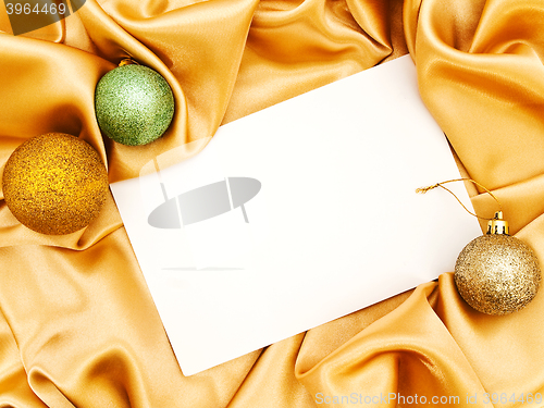 Image of Blank Christmas Invitation