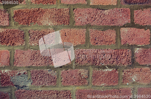 Image of red brick wall texture