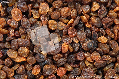 Image of Tasty raisins background