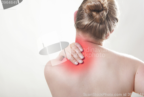 Image of Shoulder pain red
