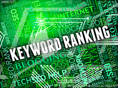 Image of Keyword Ranking Represents Search Engine And Content