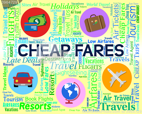 Image of Cheap Fares Represents Sale Discount And Offer