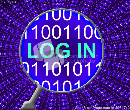 Image of Log In Means Sign Up And Application